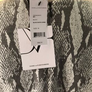 DVF snakeskin dress NWT